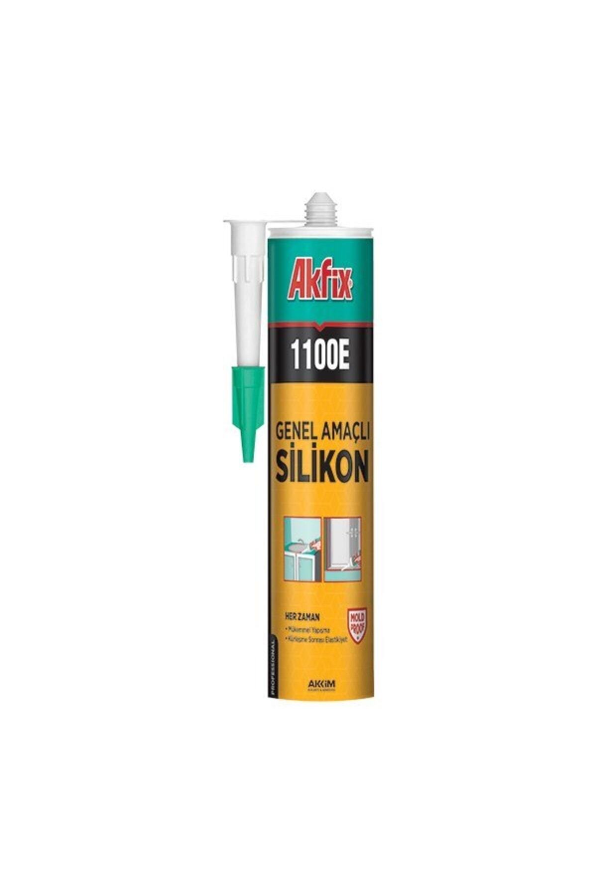 1_org_zoom Akfix Yüksek Kalite Genel Amaçlı Silikon 1100e Antrasit Gri - Görsel 1