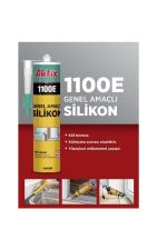 Akfix Yüksek Kalite Genel Amaçlı Silikon 1100e Antrasit Gri - Görsel 2