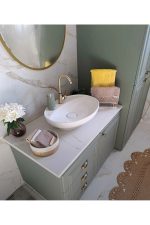 Cerastyle Seramik Lal C Serisi Tezgah Üstü Çanak Lavabo 60Cmx45,5 Cm