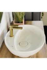 Cerastyle Seramik Lal C Serisi Tezgah Üstü Çanak Lavabo 60Cmx45,5 Cm - Görsel 3