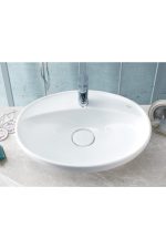 Cerastyle Seramik Lal C Serisi Tezgah Üstü Çanak Lavabo 60Cmx45,5 Cm - Görsel 5