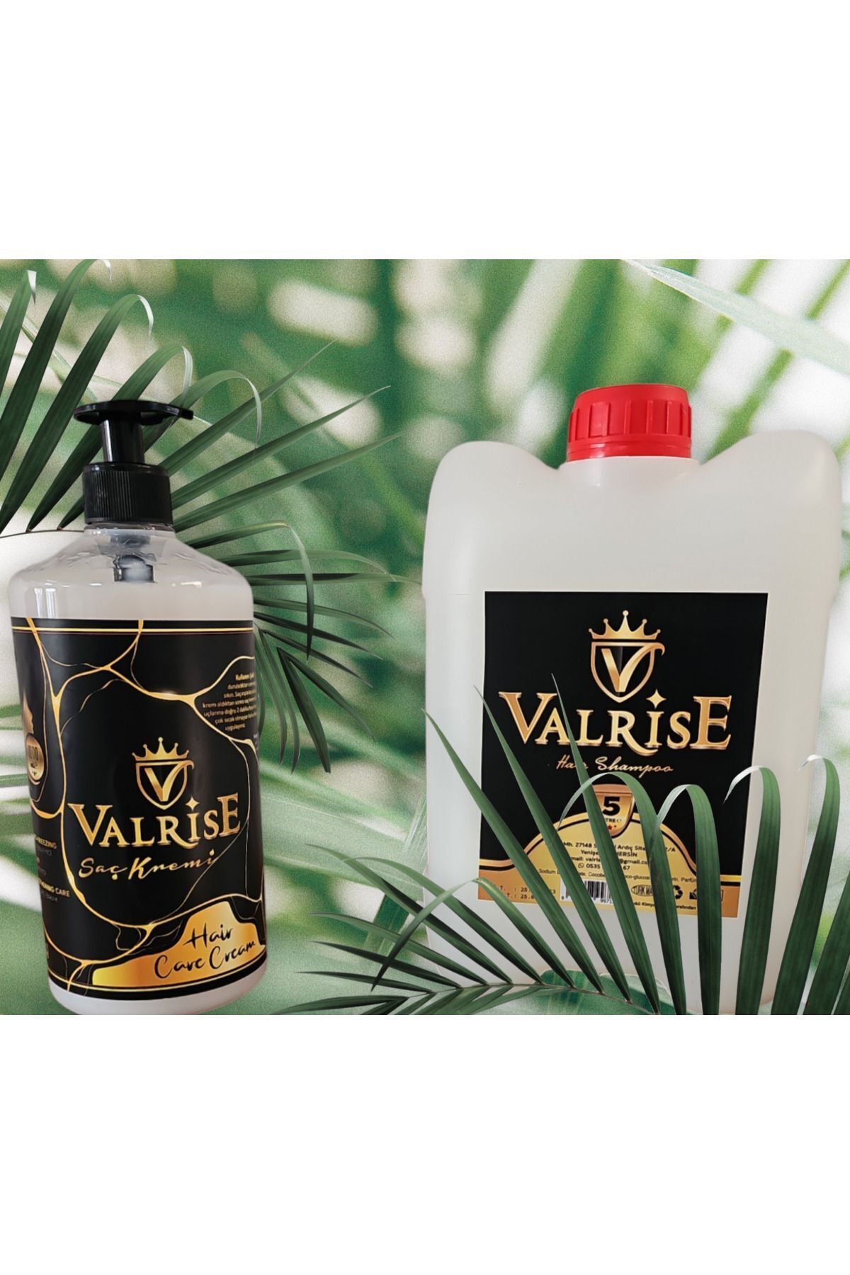 1_org_zoom valrise 5 LİTRE ŞAMPUAN 1 LİTRE SAÇ KREMİ - Görsel 1