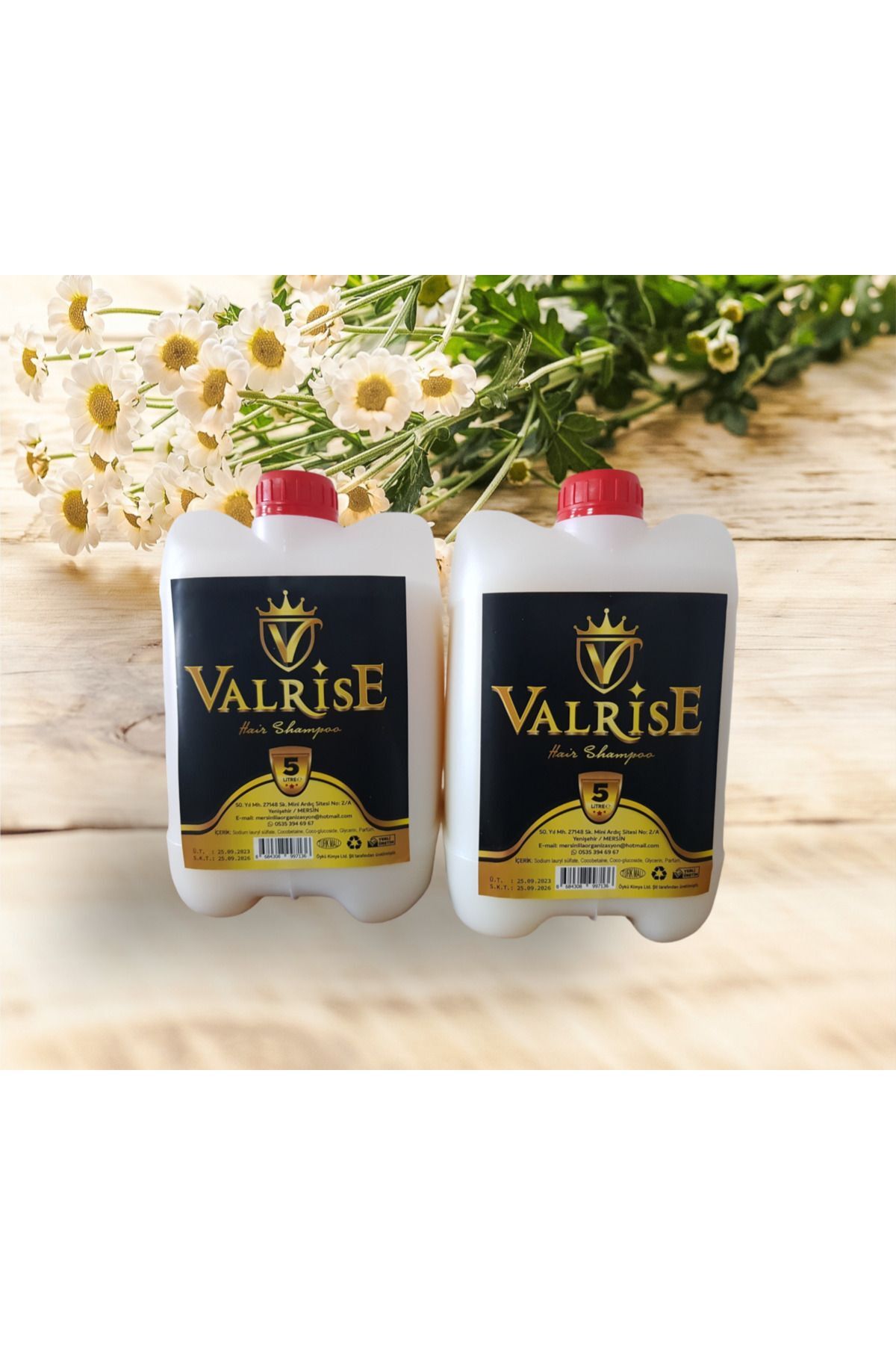 1_org_zoom valrise 5 Litre Saç Şampuanı X 2 Adet Profesyonel Üstün Kalite - Görsel 1