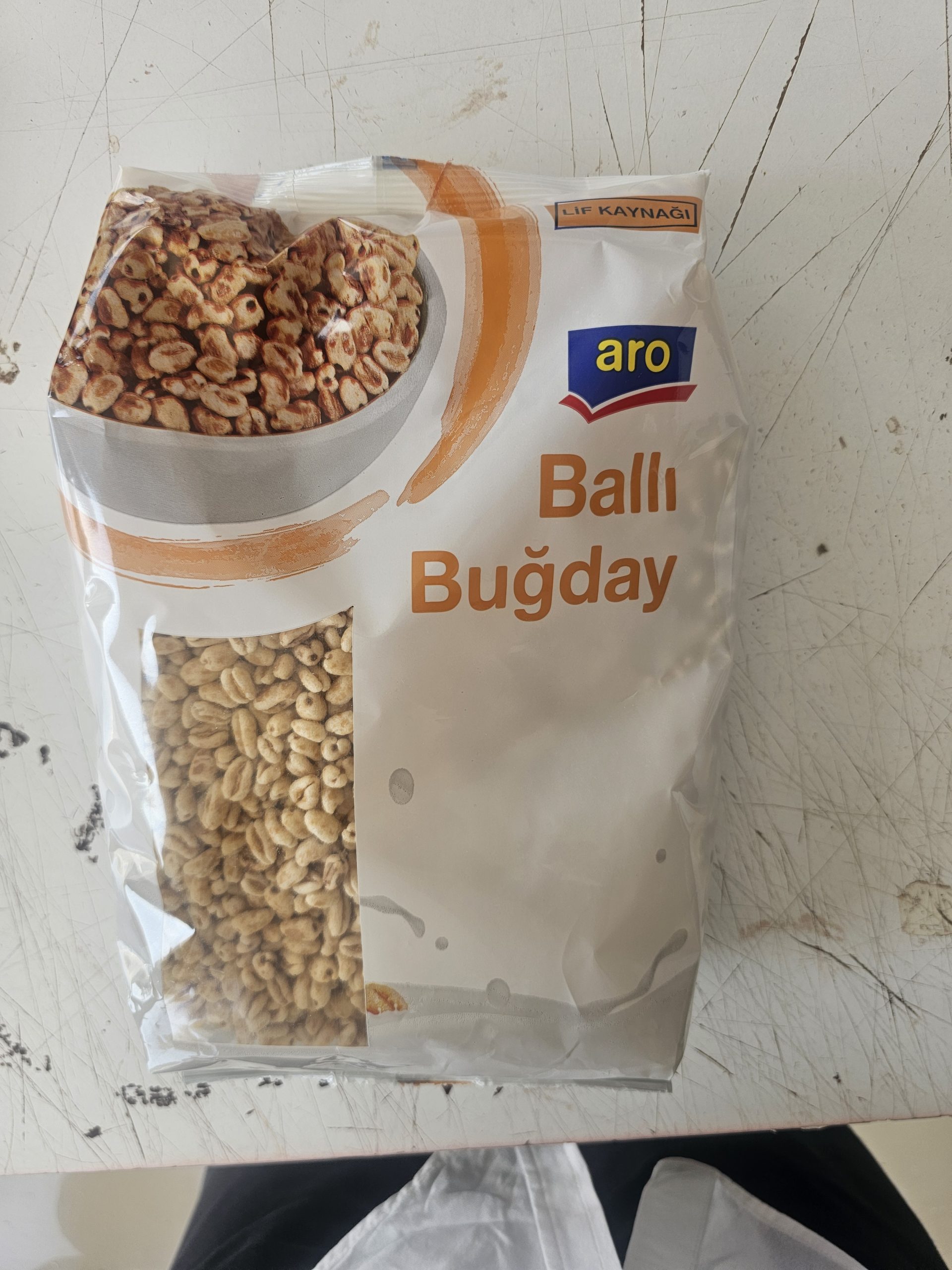 aro-balli-bugday-375g-on Aro Ballı Buğday 375 g - Görsel 1