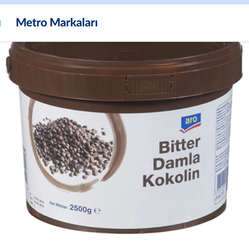 aro-damla-kokolin-2-5-kg-bitter aro Damla Kokolin 2,5 Kg Bitter