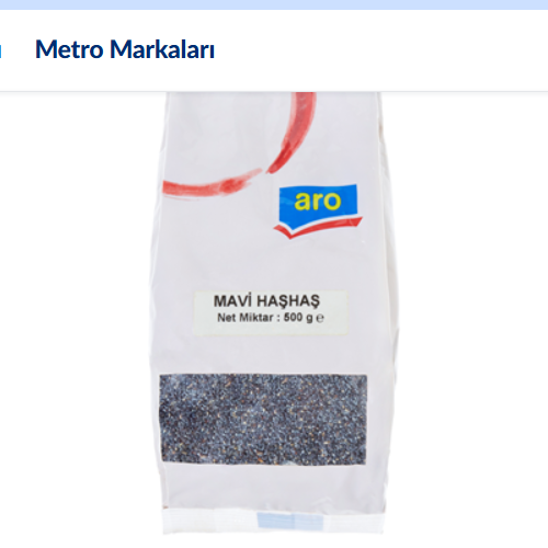 aro-mavi-hashas-500-g aro Mavi Haşhaş 500 G