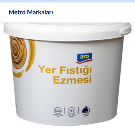 aro Yer Fıstığı Ezmesı 2,5 Kg