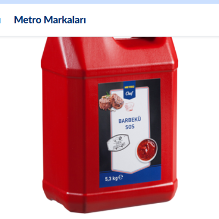 METRO Chef Barbekü Sos 5,3 Kg
