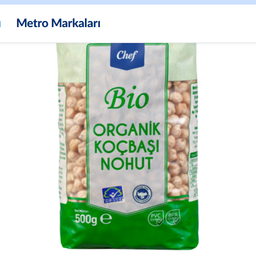 metro-chef-bio-nohut-500-g-kocbasi-1 METRO Chef Bio Nohut 500 G Koçbaşı
