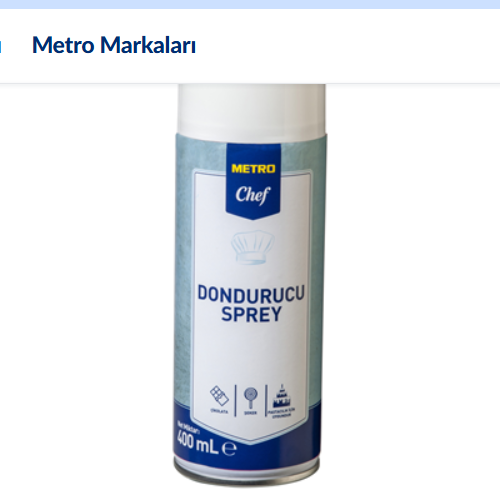 metro-chef-dondurucu-sprey-400-ml METRO Chef Dondurucu Sprey 400 Ml