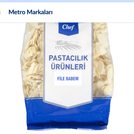 METRO Chef File Badem 250 G