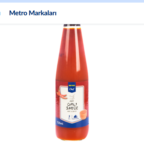 metro-chef-hot-chili-sos-725-ml METRO Chef Hot Chili Sos 725 Ml