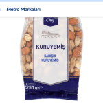 METRO Chef Kuruyemiş 250 G Kavrulmuş