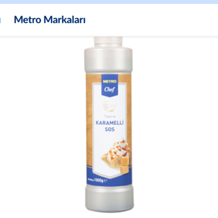 METRO Chef Topping 1 Kg Karamel