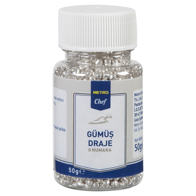 METRO Chef Gümüş Draje 50 G 0 Numara