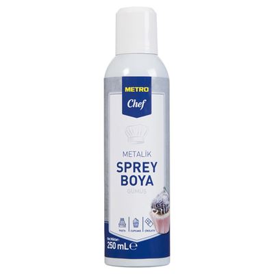 METRO Chef Metalik Boya 250 Ml Gümüş