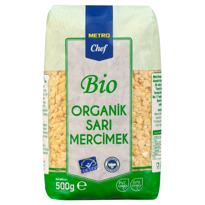 METRO Chef Bio Sarı Mercimek 500 G METRO Chef Bio Sarı Mercimek 500 G