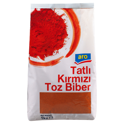 aro Tatlı Toz Kırmızı Biber 1 Kg