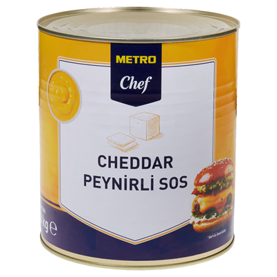 Metro Chef Çedar Peynirli Sos 2,8 Kg