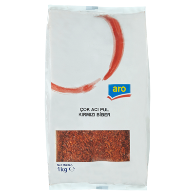 aro Çok Acı Pul Kırmızı Biber 1 Kg