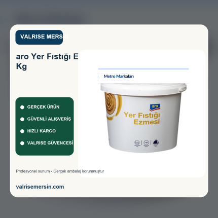 aro Yer Fıstığı Ezmesı 2,5 Kg