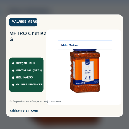 METRO Chef Kajun Çeşnisi 230 G
