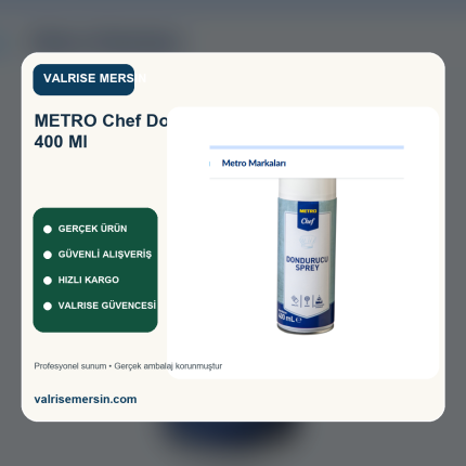 METRO Chef Dondurucu Sprey 400 Ml