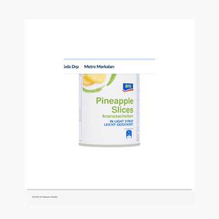 aro Ananas 3 Kg Dilimli