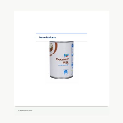 aro Hindistan Cevizi Sütü 400 Ml