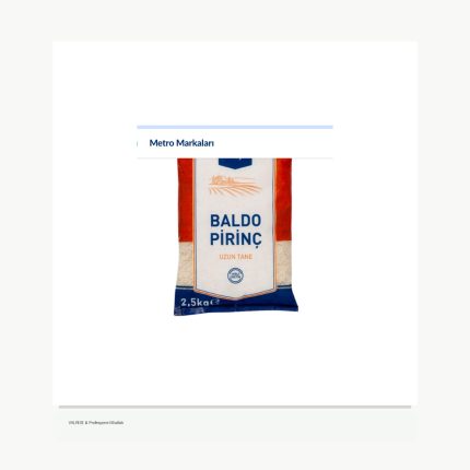 METRO Chef Baldo Pirinç 2,5 Kg