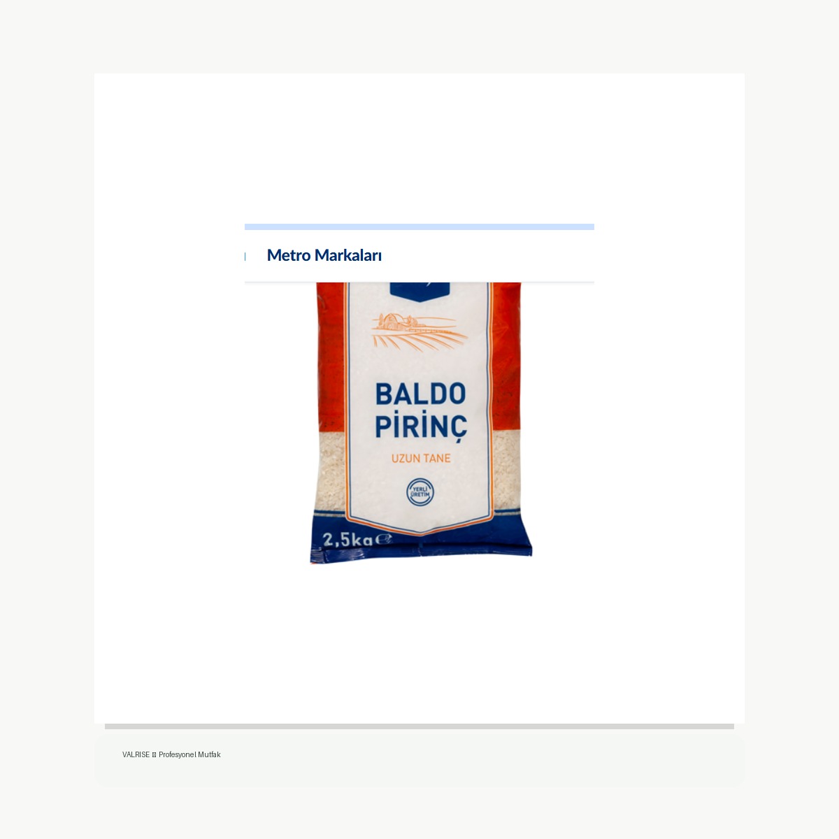 valrise-yeni-metro-chef-baldo-pirinc-2-5-kg METRO Chef Baldo Pirinç 2,5 Kg