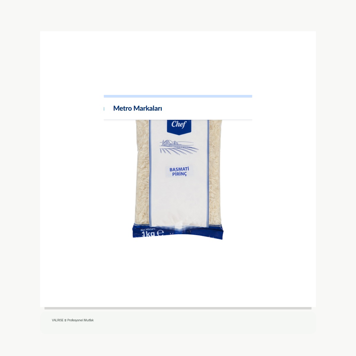 valrise-yeni-metro-chef-basmati-pirinc-1-kg METRO Chef Basmati Pirinç 1 Kg