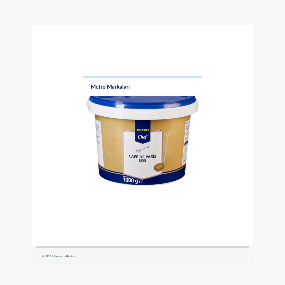 valrise-yeni-metro-chef-cafe-de-paris-1-kg METRO Chef Cafe De Paris 1 Kg