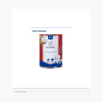 METRO Chef Hindistan Ceviz Kreması 400 Ml