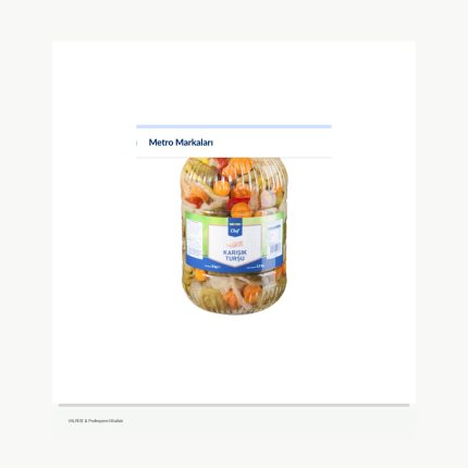 METRO Chef Karışık Turşu 5 Kg