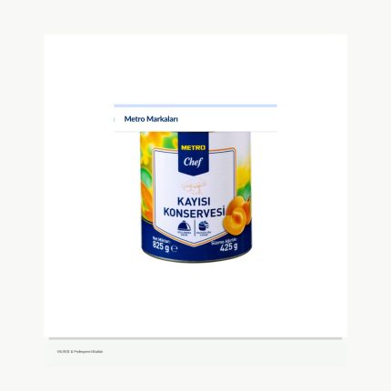METRO Chef Kayısı Konservesi 825 G