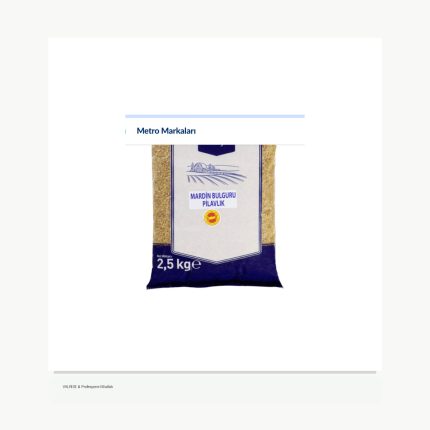 METRO Chef Mardin Bulgur 2,5 Kg Pilavlık