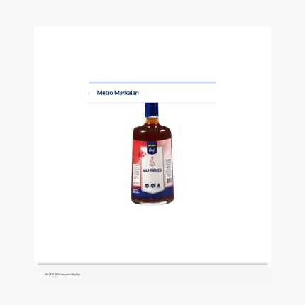 METRO Chef Meyveli Sirke 500 Ml Nar