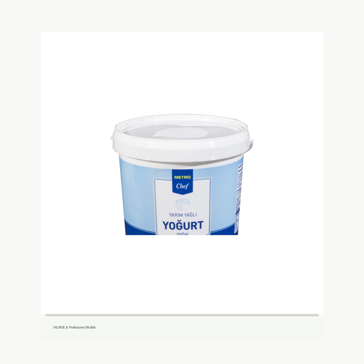 valrise-yeni-metro-chef-yogurt-18-kg-yarim-yagli METRO Chef Yoğurt 18 Kg Yarım Yağlı